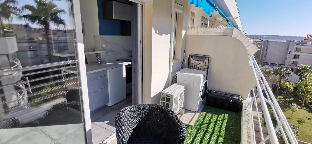 Cannes Pointe Croisette Studio Plage 2 Min A Pieds 0*,